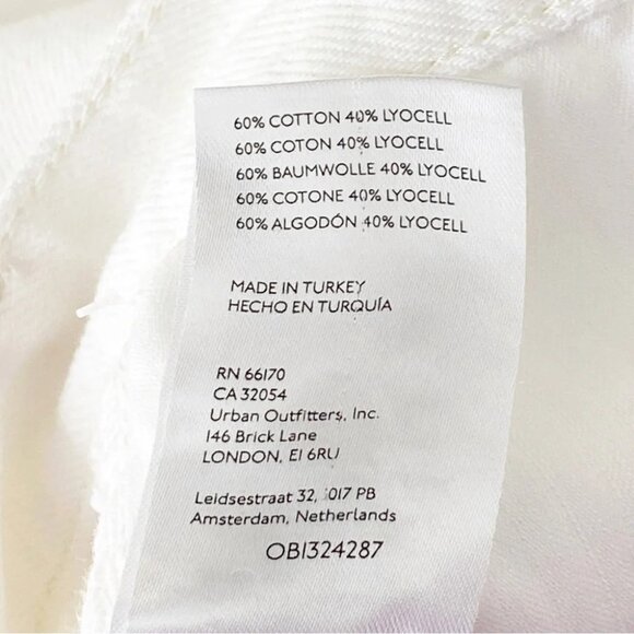 New Free People The Lasso Jean in White Lightening size 26 - Picture 10 of 10